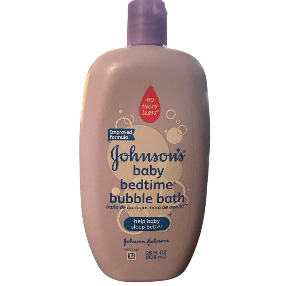 Johnson's Baby Bedtime Bubble Bath 28 oz Discontinued Improved Formula No Tears